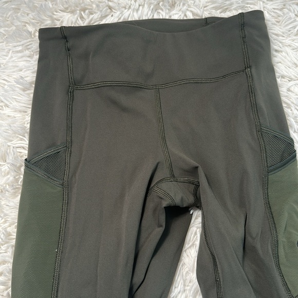 Lululemon Speed Up Tight *Mesh 28" Camo Green - Picture 2 of 8